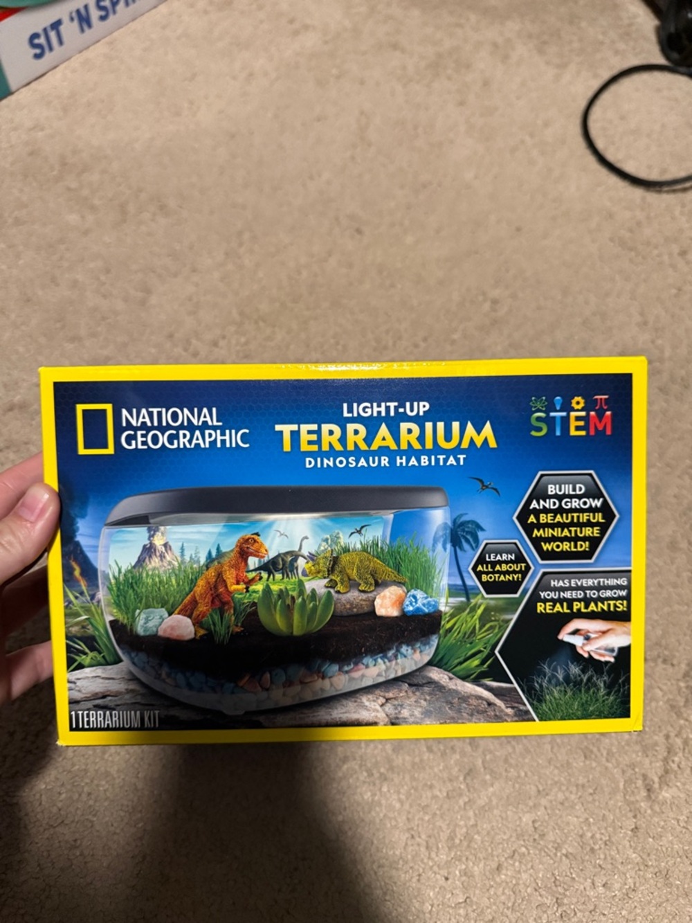 Brand new National Geographic dinosaur terrarium